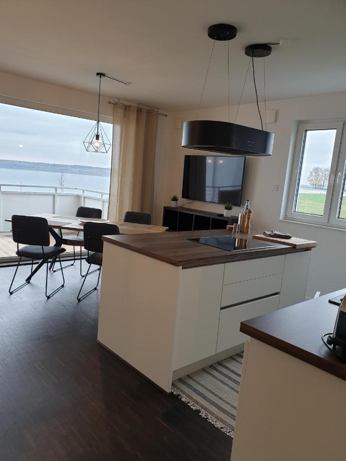 Ferienwohnung Seeblick Lausitzer Seenland Grossraeschen Exterior foto